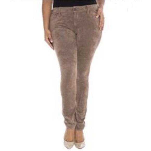 Women's Skinny Pants in Brown - Picture 1 of 10